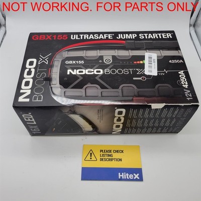 NOCO Boost X GBX155: 4250A UltraSafe Jump Starter   12V [GBX155] -NOT WORKING-