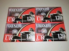 Maxell UR 120 Cassettes Lot Of 4 NEW