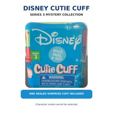 Disney Cutie Cuff Series 3 Mystery Plush Slap Bracelet Blind Box Sealed