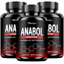 Men's muscle-building supplement, 60 tablets, supports bodily functions