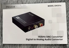 Prozor 192kHz DAC Converter Digital to Analog Audio Converter Model # DAC01s
