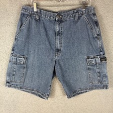 VTG Wrangler Carpenter Denim Shorts Size 36