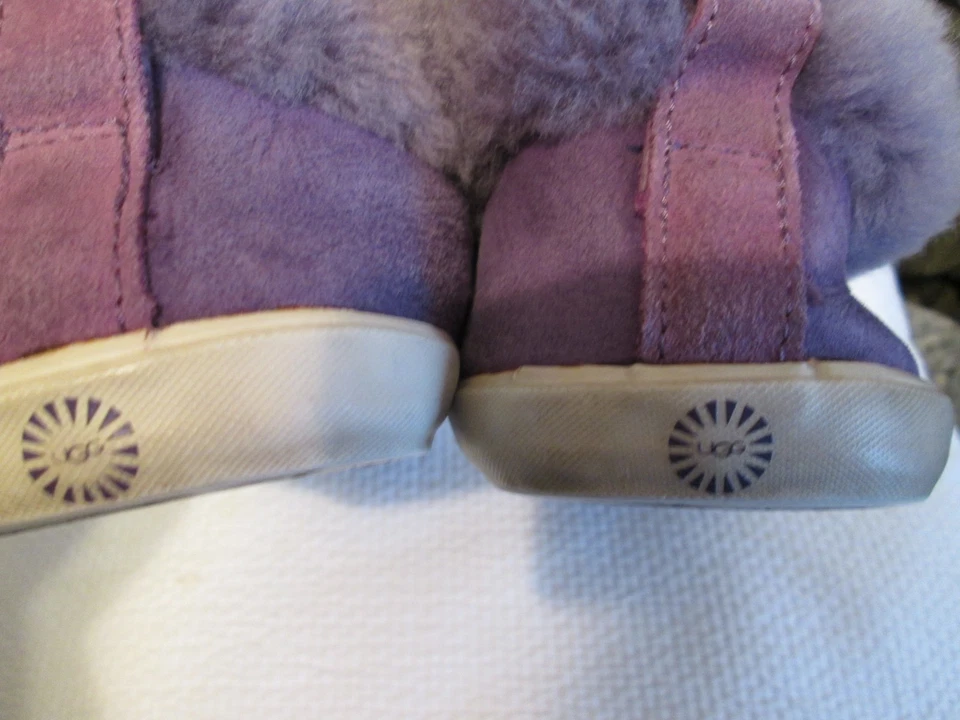 Zapatillas para mujer Ugg de gamuza púrpura talla 6 Foto 3 de 4