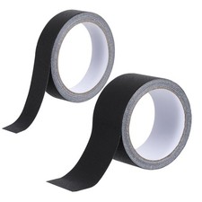 2 Roll Black Book Binding Repair Tape, 2 Size Self Adhesive Cloth Binding Tap...