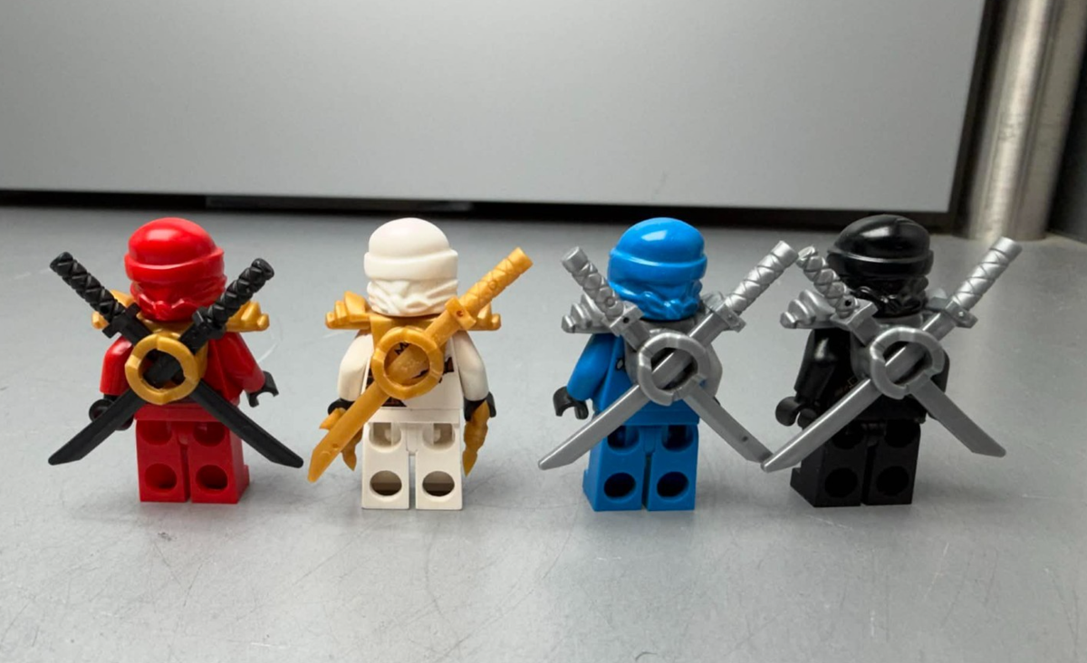 USED LEGO Ninjago ZX Rise of the Snakes Lot of 4 (Kai, Zane, Jay
