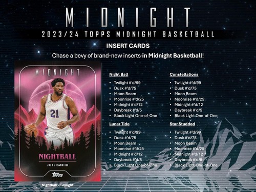 2023/24 Topps Midnight Basketball Hobby Box - Bild 3 von 11