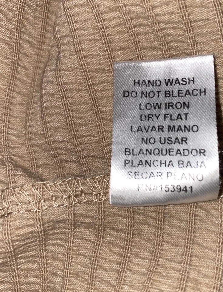 Camiseta sin mangas Timing para mujer mediana beige acanalada ceñida frontal elástica figura favorecedora Foto 4 de 4