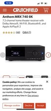 Anthem MRX-740 8K 11.2-CHANNEL Surround Sound Receiver