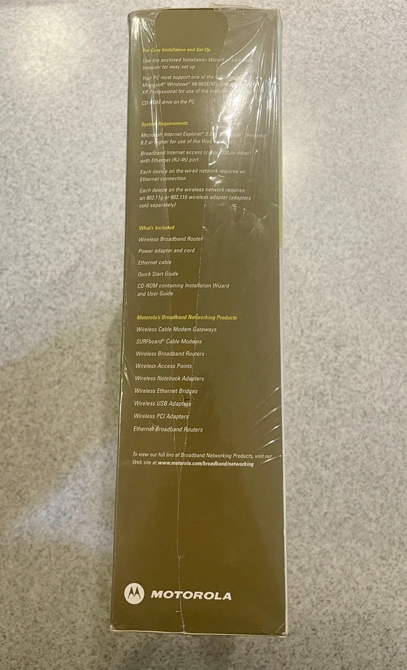 Motorola WR850G 802.11g Wireless Broadband Router NEW - Image 4 of 4