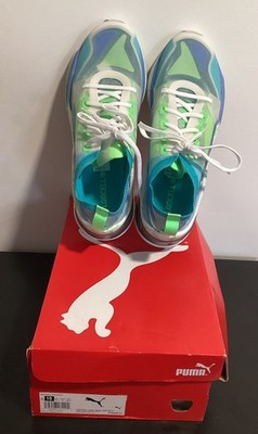 Women s Size 10 Puma LQDCELL Optic White Sheer GID Sneakers New Glow In Dark