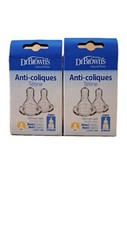 Anti-Colic Nipple, 6 Months , Medium-Fast Flow, 4 Pack