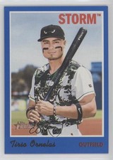 2019 Topps Heritage Minor League Edition Blue 41/99 Tirso Ornelas #130 2d7