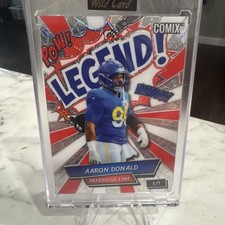 2025 Wild Card Comix Aaron Donald 1/1 Los Angeles Rams LEGEND! Football Card