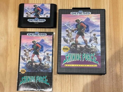SHINING FORCE Sega Genesis CIB, Tested, 100% Original. Great Condition. Vintage.