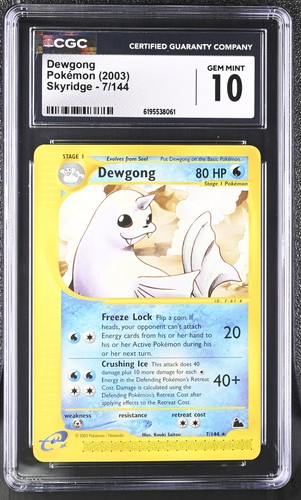 Dewgong graded CGC 10 for sale on eBay