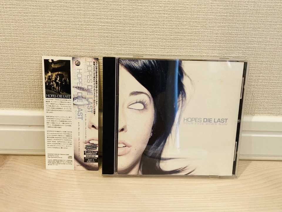 Hopes Die Last Your Face Down Now Japan CD OBI GR-04 2008 Emo Post Hardcore - Image 1 of 4