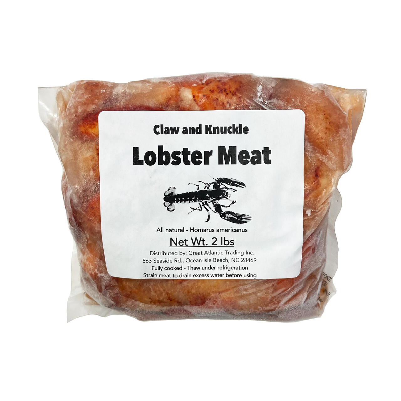 Maine Lobster Meat, 2 lb, Cooked Claw and Knuckle 713336008601 eBay
