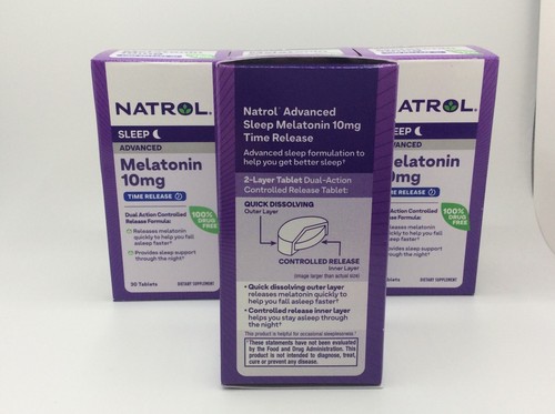 Natrol Melatonin Advanced Sleep Tablets, 10mg, 120 Tablets, 04/2026🔥Ships Free - Picture 4 of 5