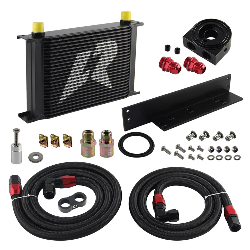 FOR FAIRLADY 350Z 370Z Z VQ35 VQ37 UPGRADE 24 ROW ENGINE OIL COOLER KIT Foto 3 de 4