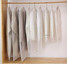 5 PCS Hanging Garment Bag PEVA Garment Protector Covers Garment Covers