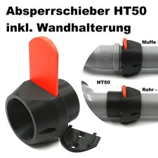 BlastGate DN50 Absperrschieber Sperrschieber Absauganlage HT50 Luftschieber