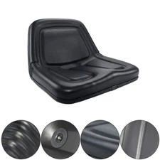 TM333BL Universal Replacement Black High-Back Lawn Mower Tractor Seat
