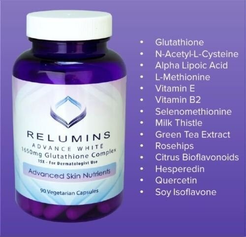 relumins advance white 1650mg 15x glutathione complex RELUMINS UAE Store | Best Price Offers main image 1