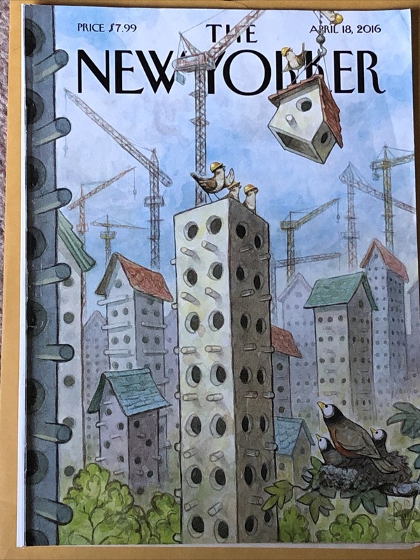The New Yorker April 18 2016 -Luxury Coops- Peter De Seve