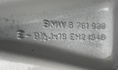 Genuine BMW X5 E53 Y Spoke 131 8.5jx18 Wheel 6761930 for sale 