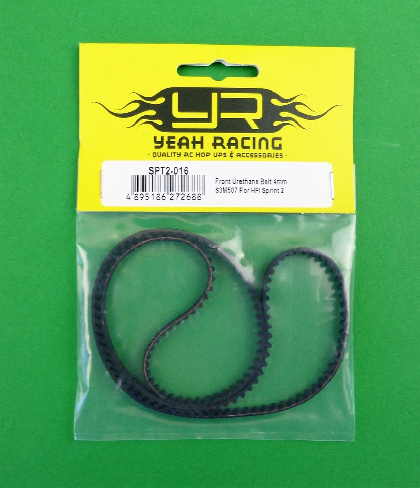 Front Urethane Belt 4mm for HPI Sprint 2 1:10 RC car. 4mm S3M507 - image 2 of 2