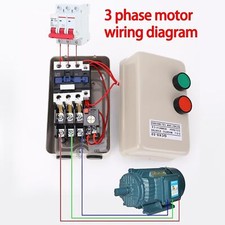 Magnetic Starter Motor Control 7.5KW 3 Phase 380V Magnetic Electric Motor