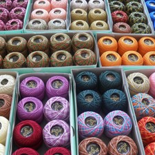 Limol Size 12 Multicolor 50 Grs 100 Mercerized Crochet Thread Cotton Ball Set