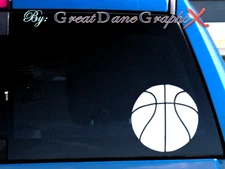 Basketball (Custom Available) -Vinyl Decal Sticker -Color Choice -HIGH QUALITY