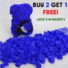 1000 Foam Mini Roses WHOLESALE Heads Buds Small Flowers Wedding Home Partys UK