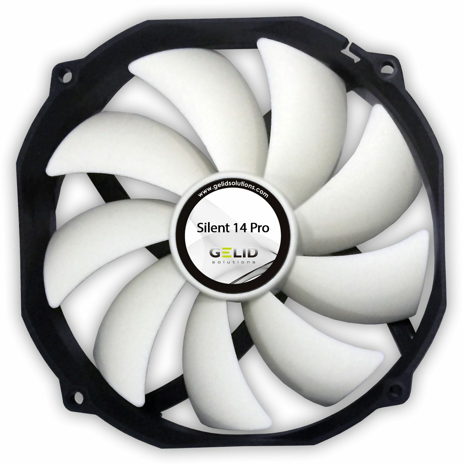 Gelid Solutions Silent 14 Pro PWM, 140mm Quiet Case Fan