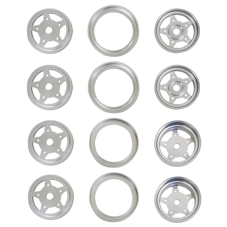 Llanta de aluminio para Tamiya Sand Scorcher Frog Fighting Buggy Grasshopper Superchamp Foto 4 de 4