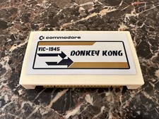 COMMODORE VIC 20 DONKEY KONG GIOCO CARTUCCIA CARTRIDGE TESTATA