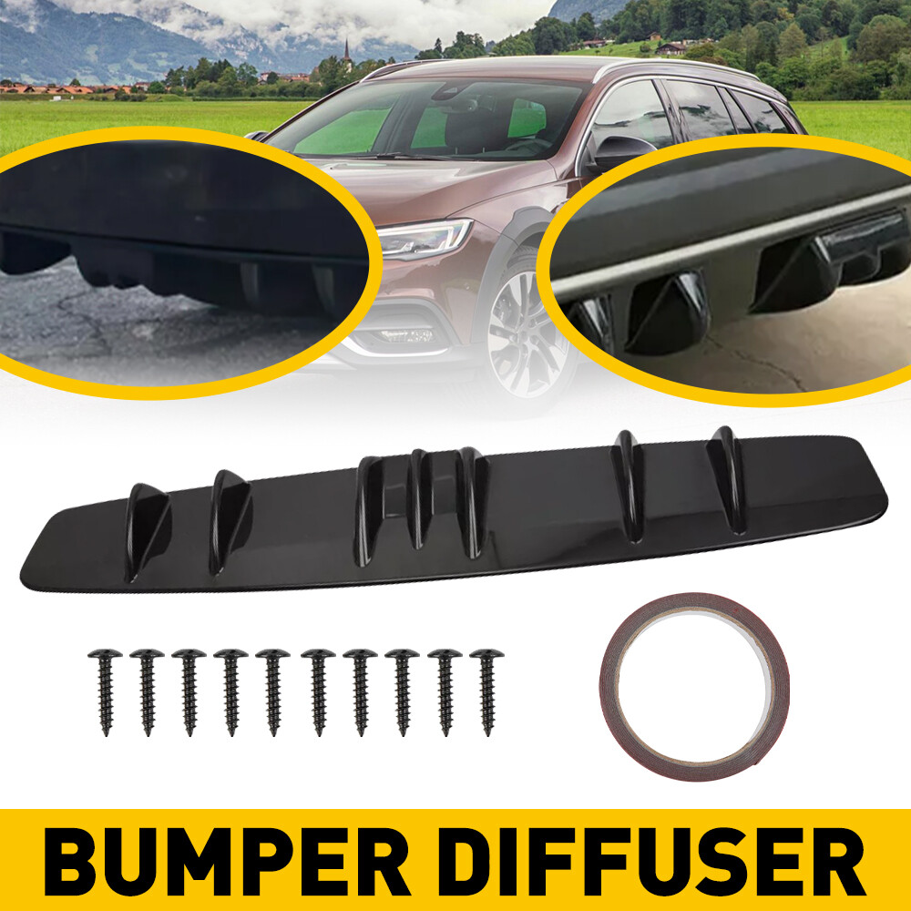 Gloss Black Rear Bumper Lip Spoiler for Mercedes C250 C300