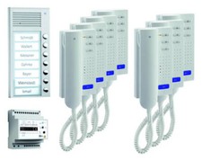 TCS Türsprechanlage Set 7 Wohneinheiten Sprechanlage PPA07-EN/02 Aufputz 2-Draht