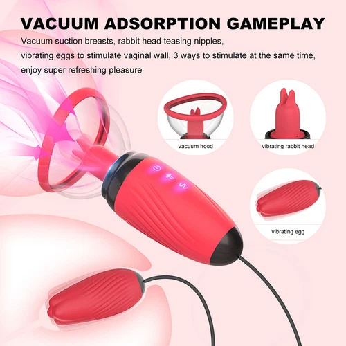 Dildo Clit Licking Tongue Vibrator Sucking G-Spot Nipple Oral Massager Sex Toys - Picture 9 of 48