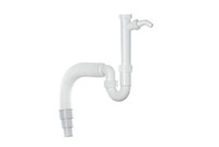 Franke Siphon 1 1/2 Zoll Flexibel Mit 40 Und 50 Mm Abgang / Geruchsverschluss...