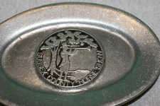Bon Chef SUSSEX HORSE SHOW Pewter Charger Plate 9"X6 1/4" X 1.5"H