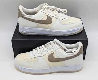 Nike Air Force '07 LV8, Sail/Khaki-Coconut Milk White FN5832-101 Creme ChampNEU