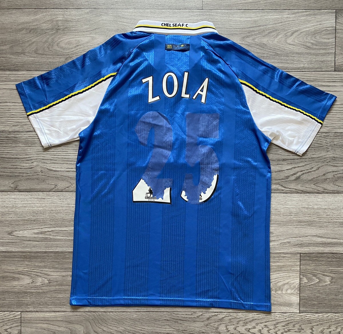 Umbro FC Chelsea #25 Zola 1997/1999 Soccer Jersey Football Shirt