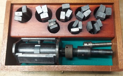 BRICKNER-KROPF MACH CO. 2 1/16''-2 1/2''  ADJUSTABLE HOLE LAP SET. 7/16'' SHAFT
