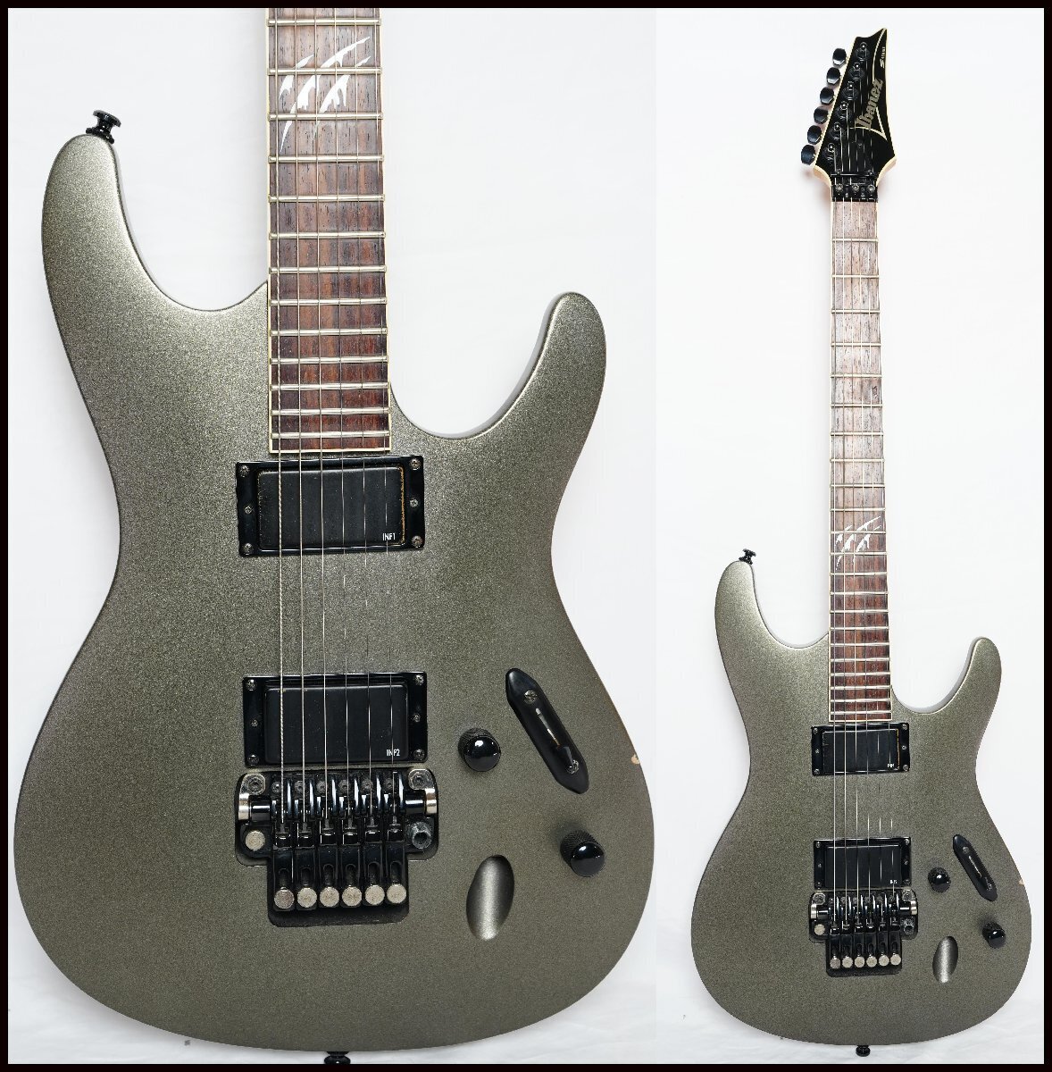 ギター Ibanez S520EX MGF llic Gray Flat Electric Guitar Ibanez S520EX MGF Metallic Gray Flat 2007