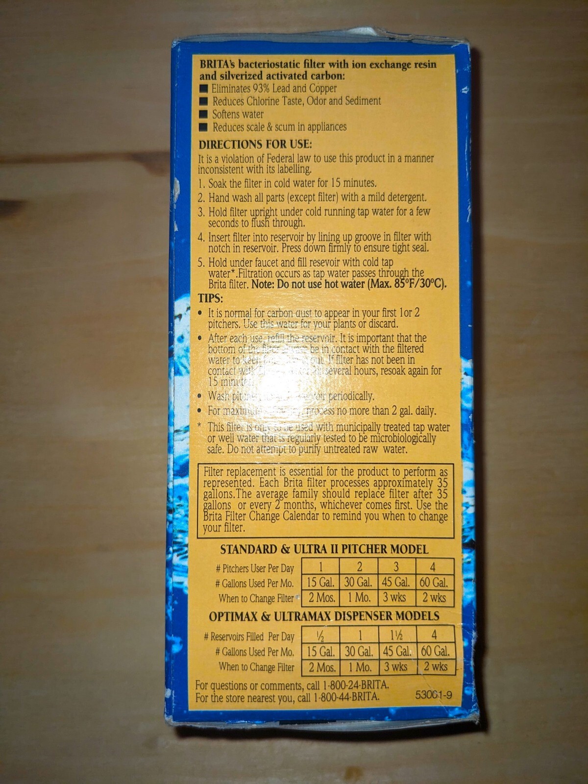 Brita Water Filter Sealed Box 4 Standard, Space Saver, Ultra, OptiMax