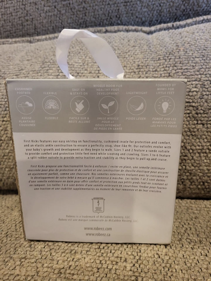 ROBEEZ 3-6 месяцев девочек кроватки обувь ребенка младенца новый - Изображение 2 из 2