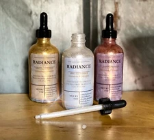 Body Luminizer Highlighter Plumper & Serum In ONE Bottle! GOLD 💋 4 Oz