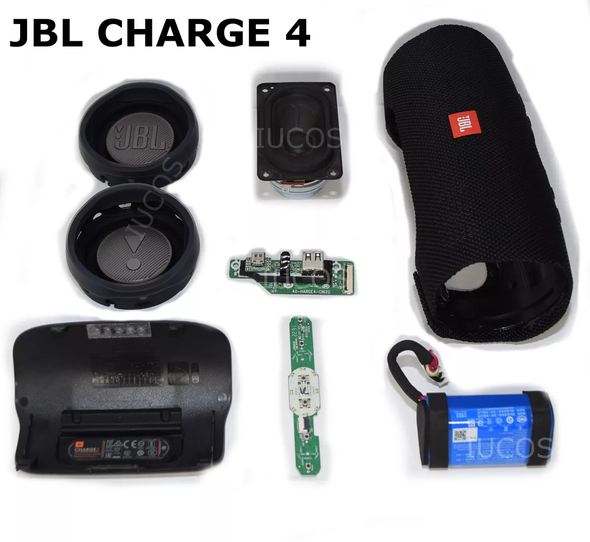 Authentic JBL Charge 4 Speaker Battery Charging AUX Port Passive Cover Part